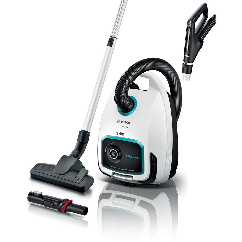 BGL6LHYG Serie 6, Staubsauger mit Beutel, ProHygienic, Weiß